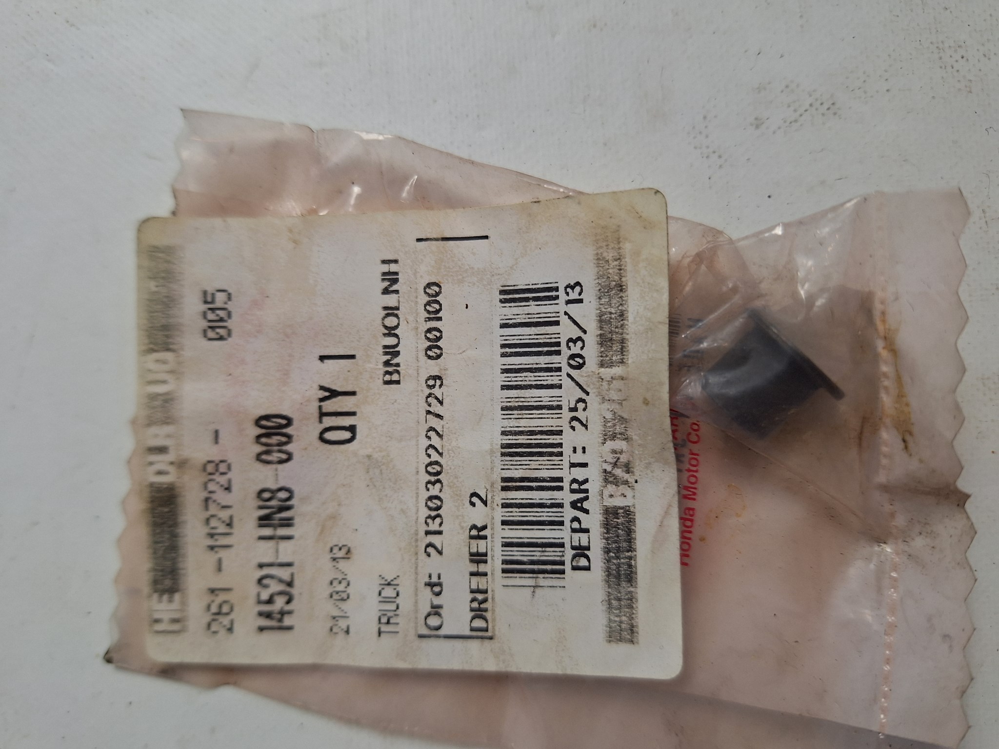 Picture of COLLAR,TENSIONER  14521-HN8-000  
